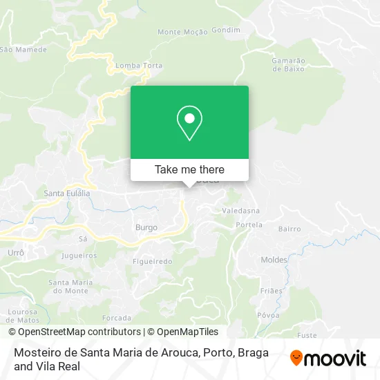 Mosteiro de Santa Maria de Arouca map