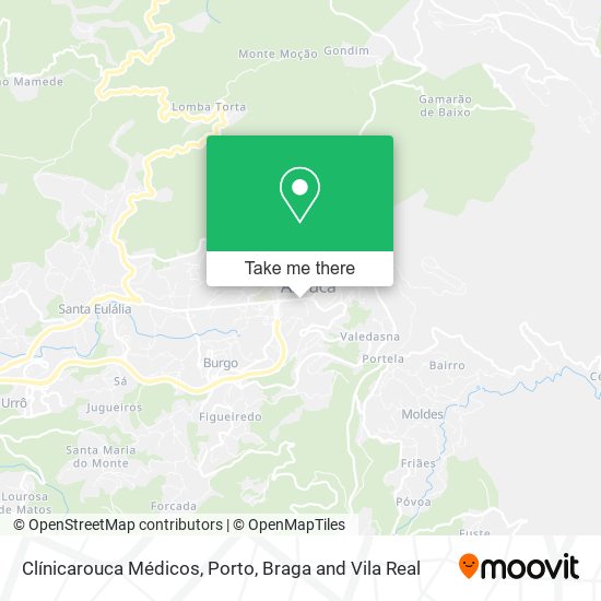 Clínicarouca Médicos map