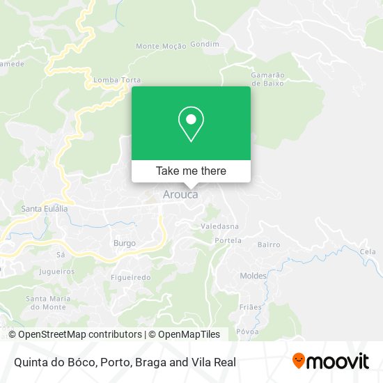 Quinta do Bóco mapa