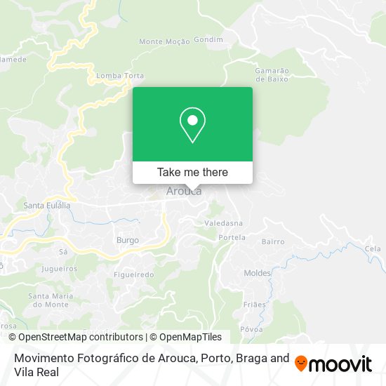 Movimento Fotográfico de Arouca map
