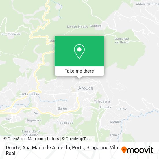 Duarte, Ana Maria de Almeida mapa
