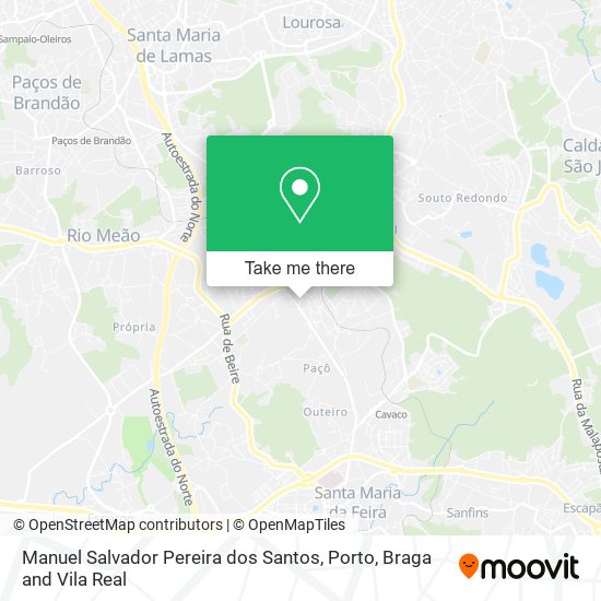 Manuel Salvador Pereira dos Santos map