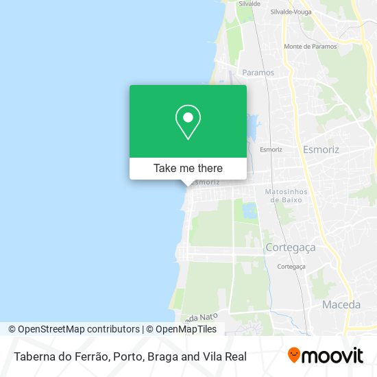 Taberna do Ferrão mapa