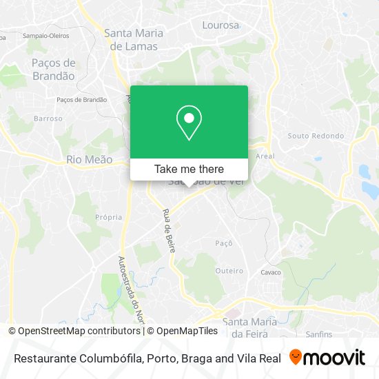 Restaurante Columbófila mapa
