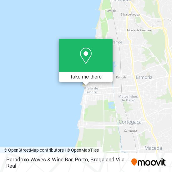 Paradoxo Waves & Wine Bar map
