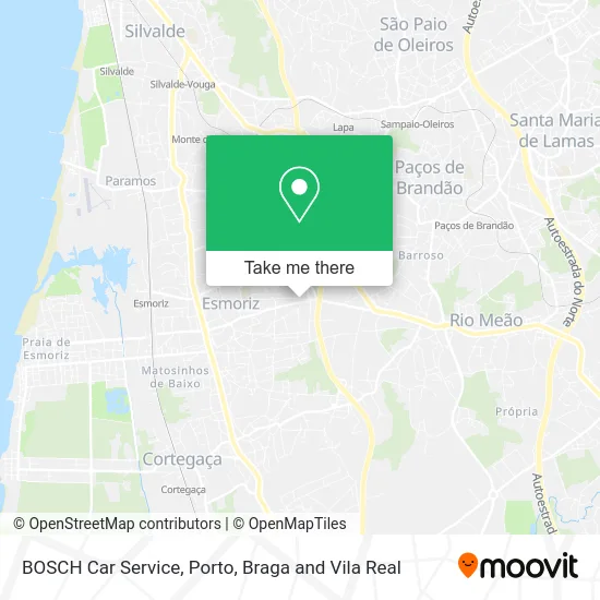 BOSCH Car Service map