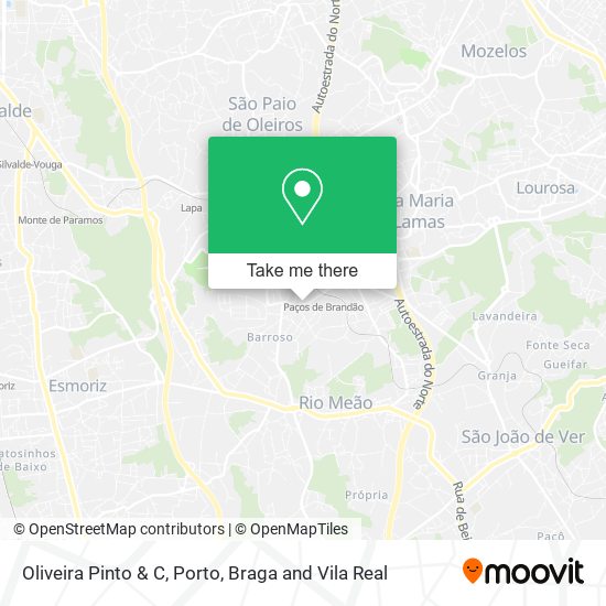 Oliveira Pinto & C mapa