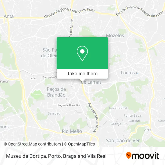 Museu da Cortiça map