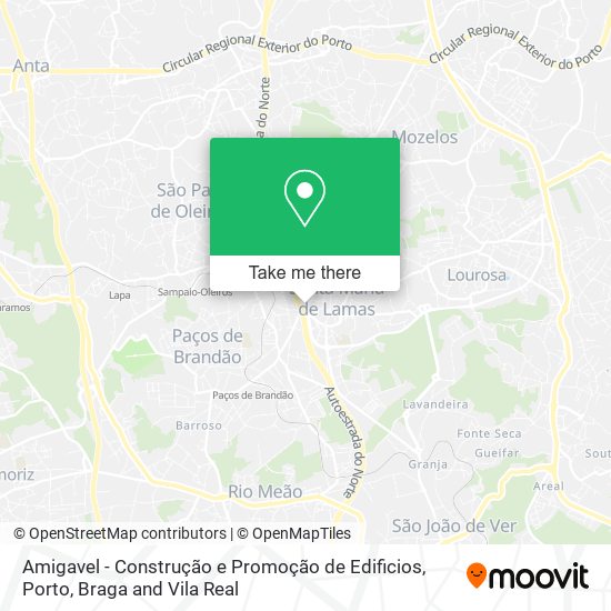 Amigavel - Construção e Promoção de Edificios mapa