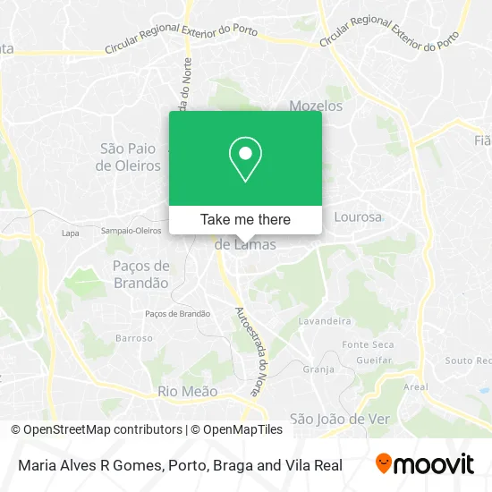 Maria Alves R Gomes map