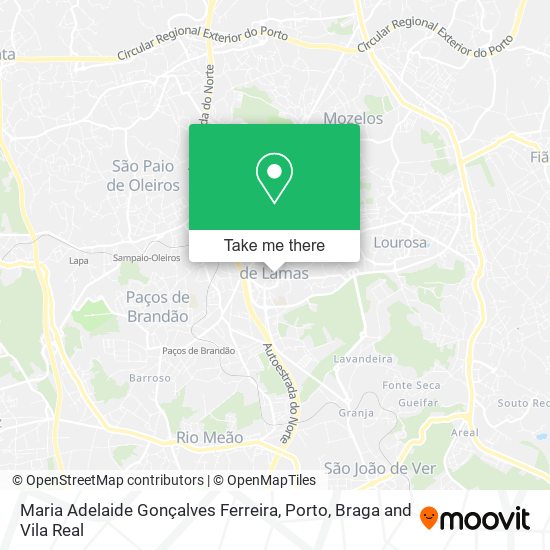 Maria Adelaide Gonçalves Ferreira map