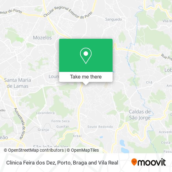 Clínica Feira dos Dez map