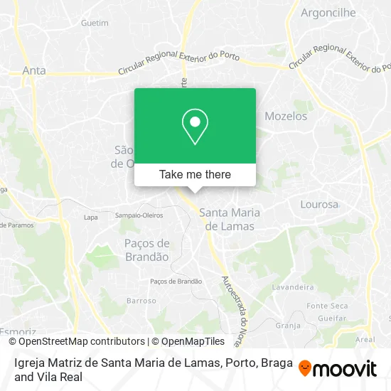 Igreja Matriz de Santa Maria de Lamas map