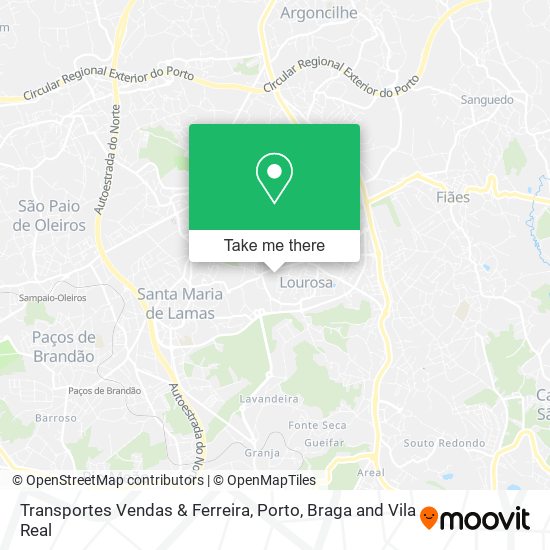 Transportes Vendas & Ferreira map