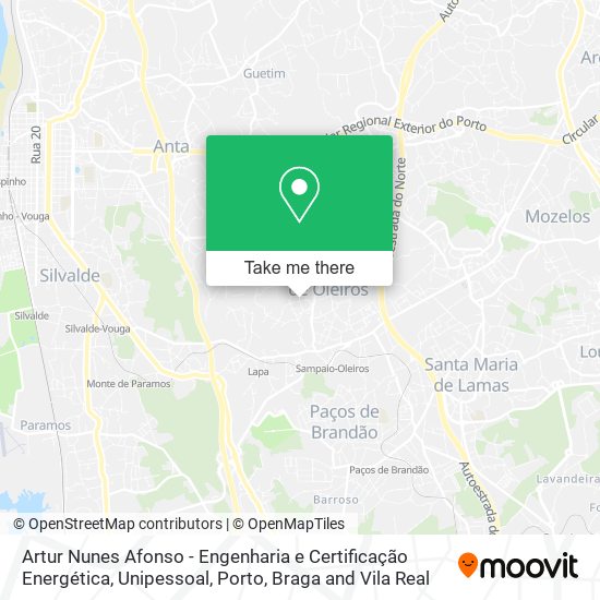 Artur Nunes Afonso - Engenharia e Certificação Energética, Unipessoal map