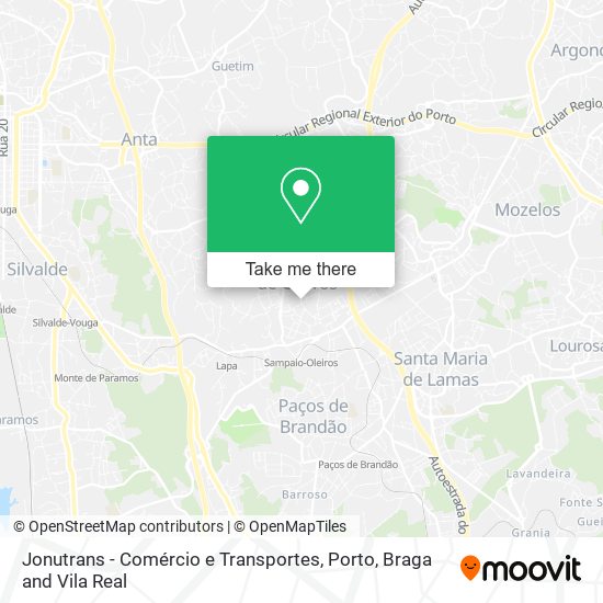 Jonutrans - Comércio e Transportes map