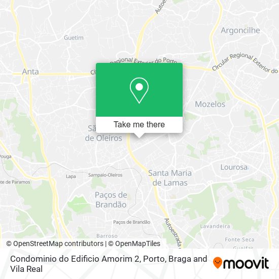 Condominio do Edificio Amorim 2 mapa