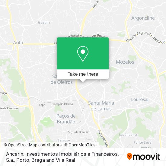 Ancarin, Investimentos Imobiliários e Financeiros, S.a. map