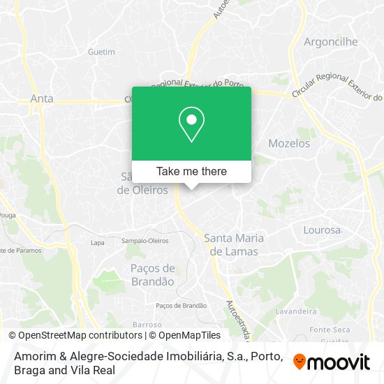Amorim & Alegre-Sociedade Imobiliária, S.a. map