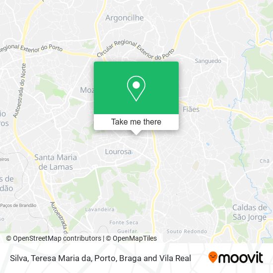 Silva, Teresa Maria da mapa