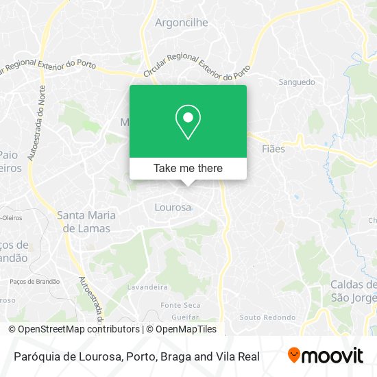 Paróquia de Lourosa map