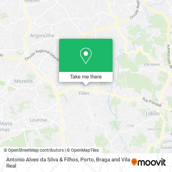 Antonio Alves da Silva & Filhos map