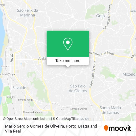 Mário Sérgio Gomes de Oliveira map