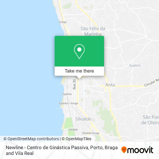 Newline - Centro de Ginástica Passiva map