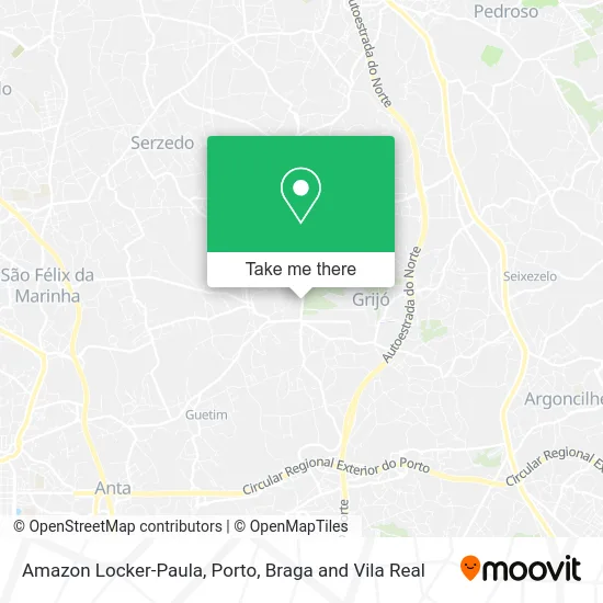 Amazon Locker-Paula map