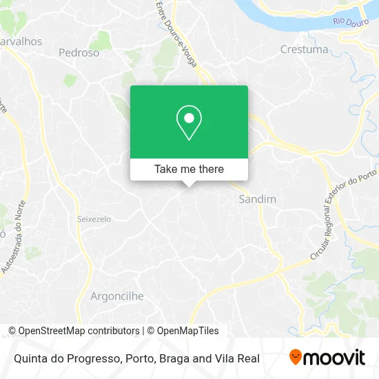 Quinta do Progresso map