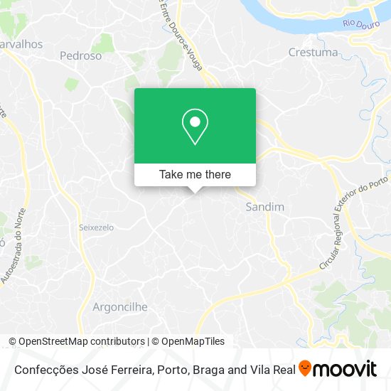 Confecções José Ferreira map