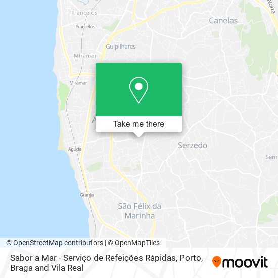 Sabor a Mar - Serviço de Refeições Rápidas mapa