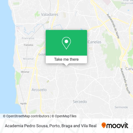 Academia Pedro Sousa map