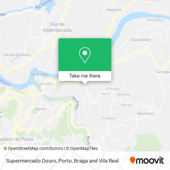 Supermercado Douro map