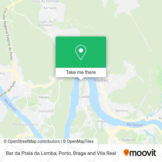 Bar da Praia da Lomba map