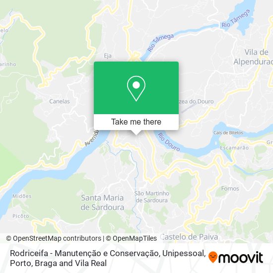 Rodriceifa - Manutenção e Conservação, Unipessoal map