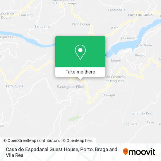 Casa do Espadanal Guest House map