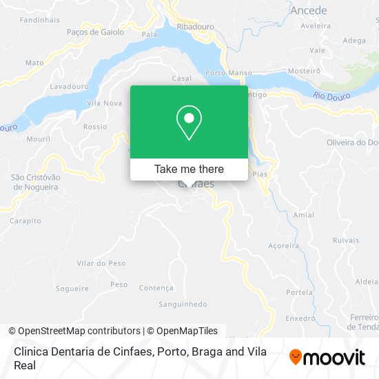 Clinica Dentaria de Cinfaes map