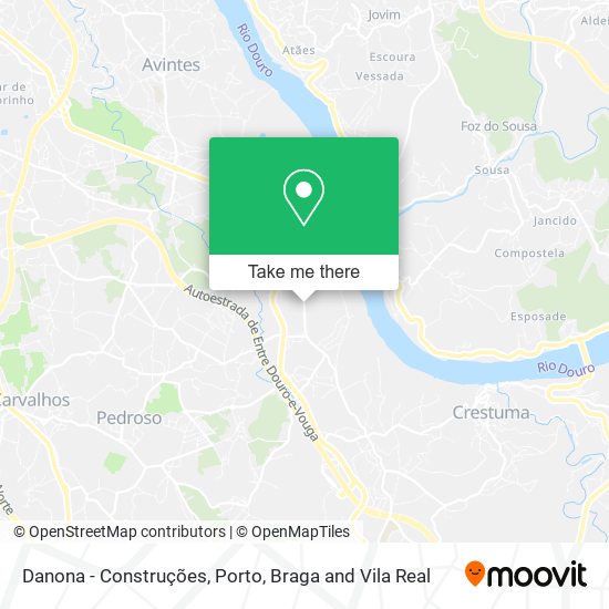 Danona - Construções mapa