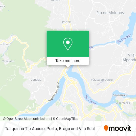 Tasquinha Tio Acácio mapa