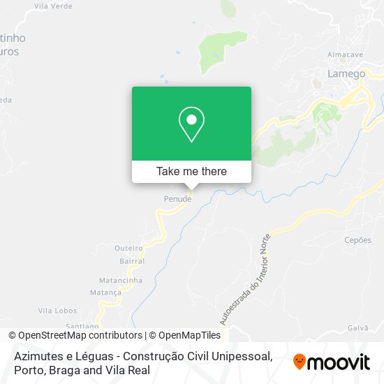 Azimutes e Léguas - Construção Civil Unipessoal mapa
