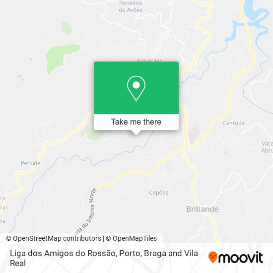 Liga dos Amigos do Rossão map
