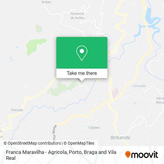 Franca Maravilha - Agrícola map