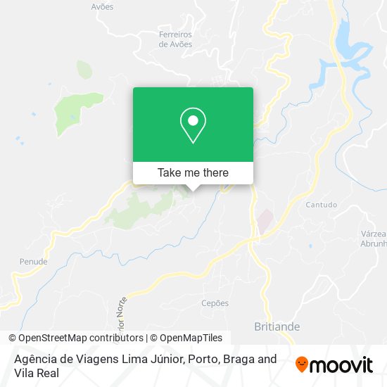 Agência de Viagens Lima Júnior mapa