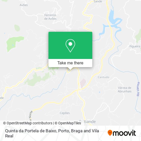 Quinta da Portela de Baixo map