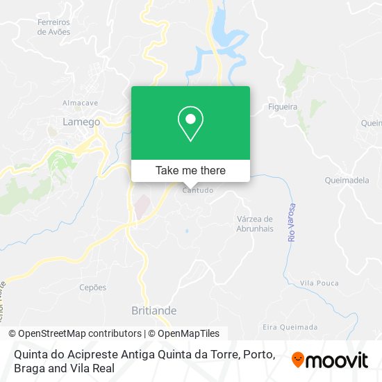 Quinta do Acipreste Antiga Quinta da Torre map