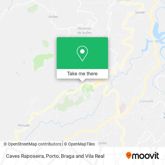 Caves Raposeira mapa