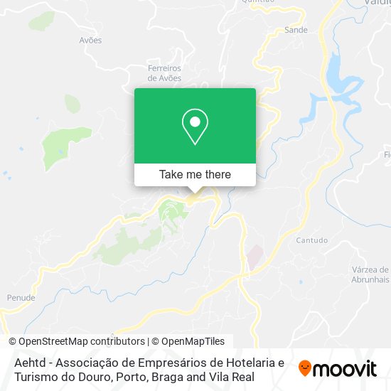 Aehtd - Associação de Empresários de Hotelaria e Turismo do Douro map
