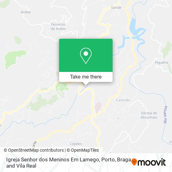 Igreja Senhor dos Meninos Em Lamego map