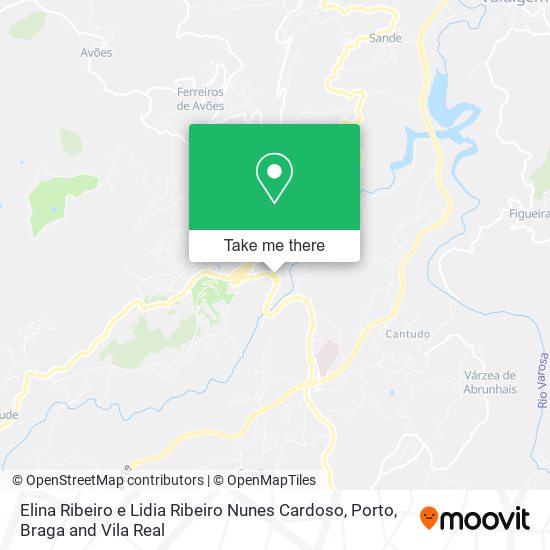 Elina Ribeiro e Lidia Ribeiro Nunes Cardoso mapa